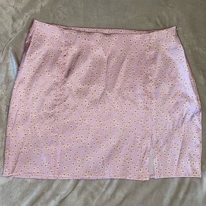 Zara Pink Floral Mini Skirt